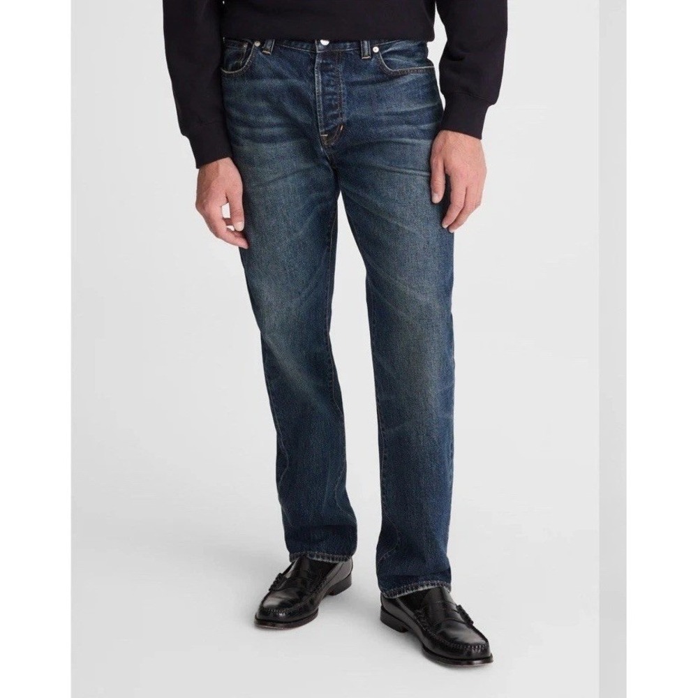 Madewell NWT 1991 Straight Leg Jean In Japanese Kaihara Denim Fairside 29x30